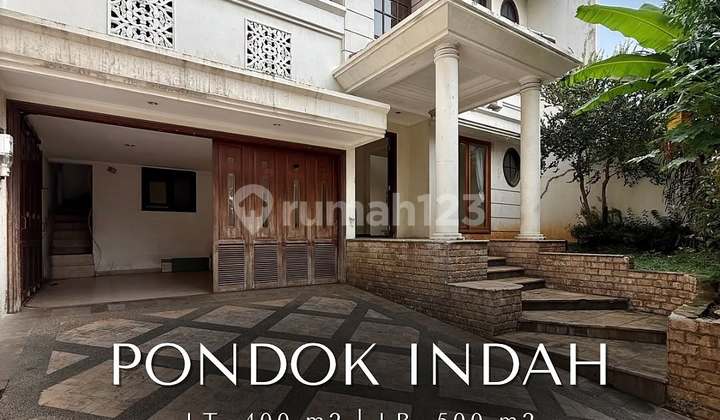 FOR SALE PONDOK INDAH PRIME AREA, ROW JALAN LEBAR ONE GATE SYSTEM, SECURITY 24 JAM