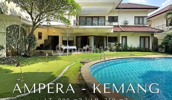 FOR SALE AMPERA - KEMANG DALAM TOWNHOUSE HALAMAN LUAS