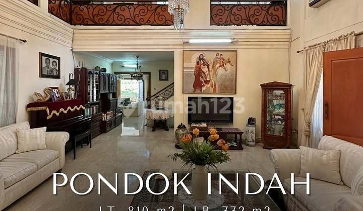 FOR SALE / RENT PONDOK INDAH PRIME AREA, CORNER POSITION SEMI FURNISHED