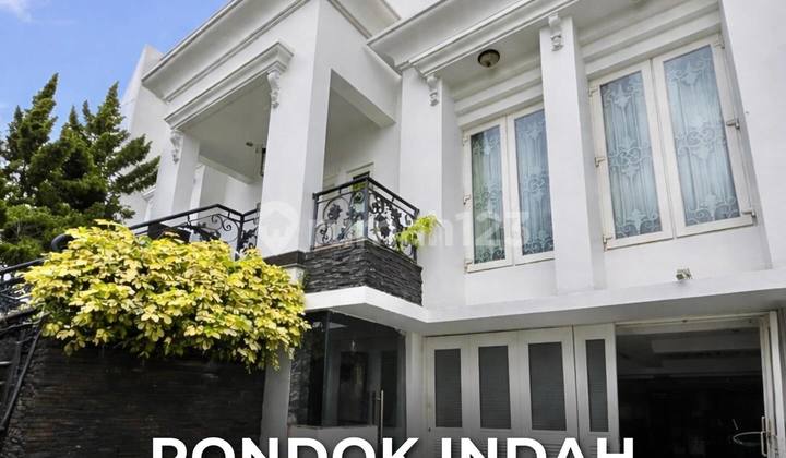 For Sale Pondok Indah Luxurious Modern Classic Semi Furnished Row Jalan Lebar
