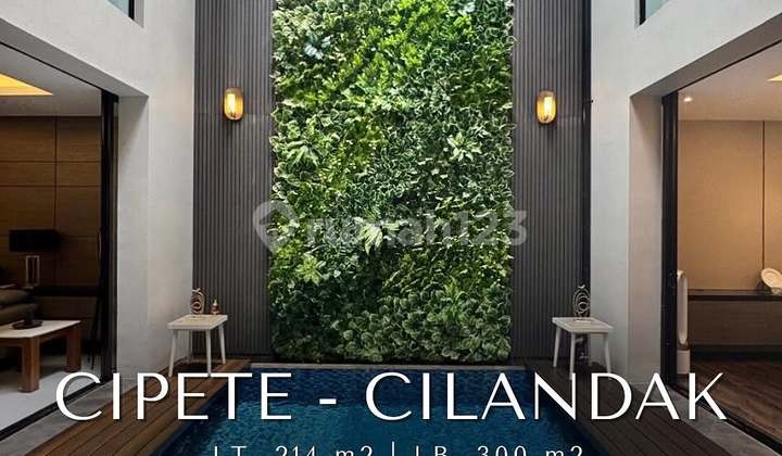 FOR SALE CIPETE - CILANDAK MODERN MINIMALIST TOWNHOUSE FULL FURNISHED ONE GATE SYSTEM