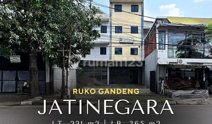 For Sale Jatinegara Ruko Gandeng, Area Komersil bisa Beli Terpisah