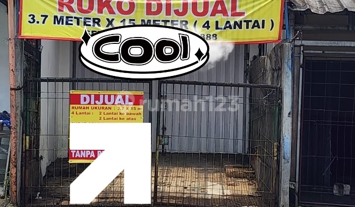 For Quick Sale: 4-Story Shop House in Tajur with Land Bonus in Cijeruk 1