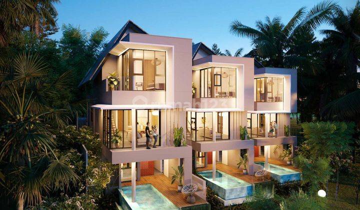 Villa 3 Lantai View Sungai Dekat Canggu Cocok untuk Investasi  1