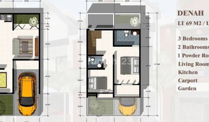 Rumah Baru 2 Lantai Di Panjer Dekat Kantor Gubernur 2