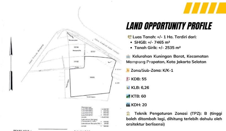 Dijual Lahan Premium – Gatot Subroto, Jakarta Selatan
