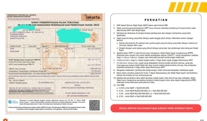 Dijual Lahan Premium – Gatot Subroto, Jakarta Selatan