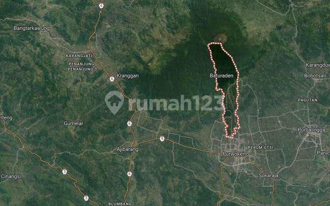 FOR RENT – LAHAN 2.500 m² DI DESTINASI WISATA BATURADEN JATENG