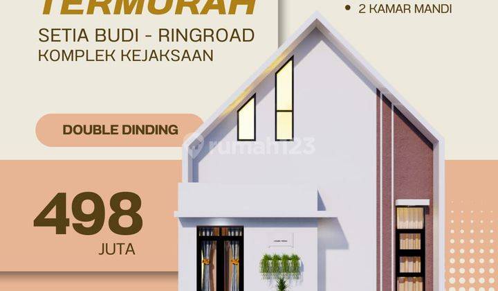 Rumah pingiran   di jalan medan selayang sangat trategis ramai dan padat penduduknya  1