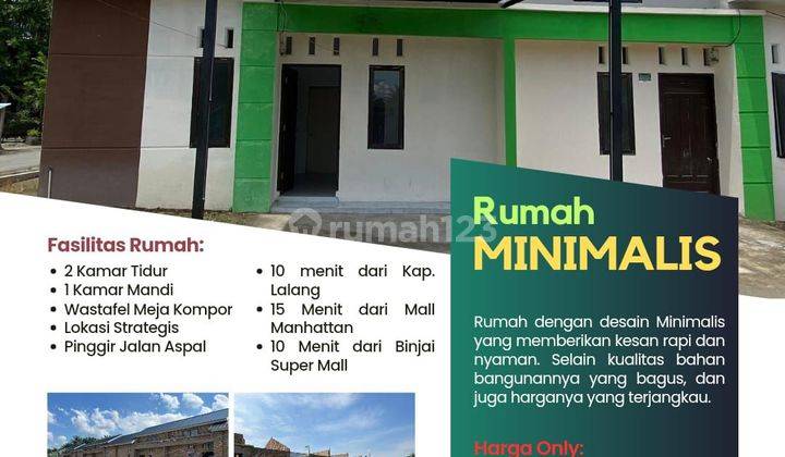 Dp 1juta, Terima Kunci, Bunus Kanopi Dan Corr Teras, Carpot, Hanya 10menit Ke Pajak Tradisional Kampung Lalang, Supermoll Binjai, Wisata, Hotel, Showwrrom Honda, Kantoran, Kafe, Kantor Bpjs, Ramai Padat Penduduk 1