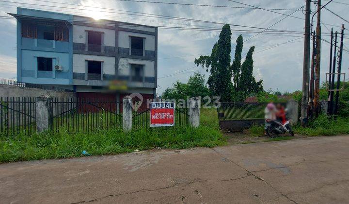 Dijual Tanah Bonus Ruko 2 Unit 3 Lantai di Jalan Tunas Muda Nurdin Panji Sako Palembang  1