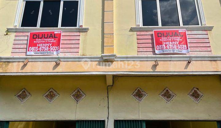 Dijual 2 Ruko Tingkat 2 di Sembawa 2