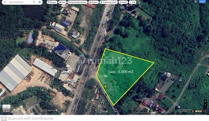 Dijual Tanah di Jl. Soekarno Hatta Palembang Disebrang Balai Pu 1