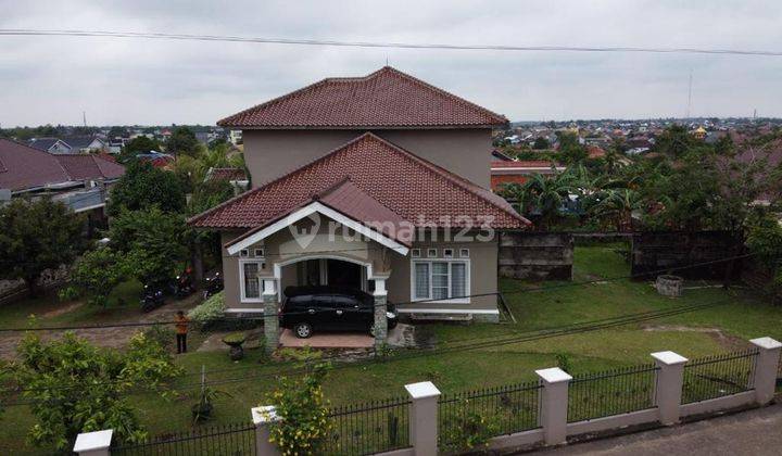  dijual Rumah 2 Lantai Dengan Halaman Luas Di Jl.letkol Andrians Komplek Polantas Sukabangun Palembang  1