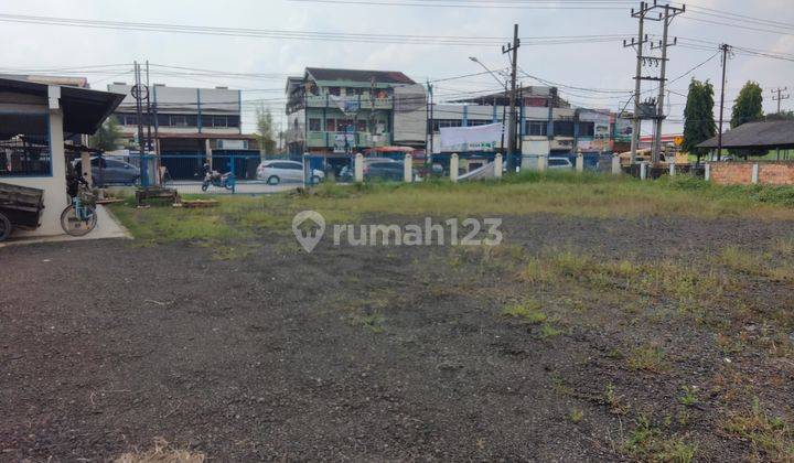 Disewakan Lahan Tanah Bagus Siap Guna Di Jalan Sultan Mahmud Badarudin Km 12 Depan Spbu Romli Herton Alang Alang Lebar Palembang  2