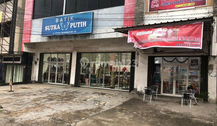 Disewakan Ruko 2 Unit 1 Lantai Depan Mall Palembang Indah Mall Jalan Letkol Iskandar