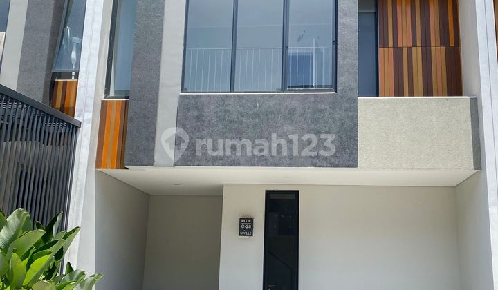 Rumah siap huni di Ciputat Bintaro U Ville Bintaro Jaya luas tanah 72 m 2