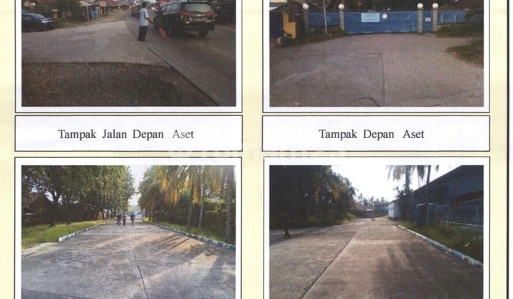 Jual Cepat  Ex Pabrik Di Raya Curug Kosambi Karawang