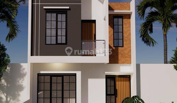 Rumah 2 lantai minimalis modern dengan bonus view kota bandung 1