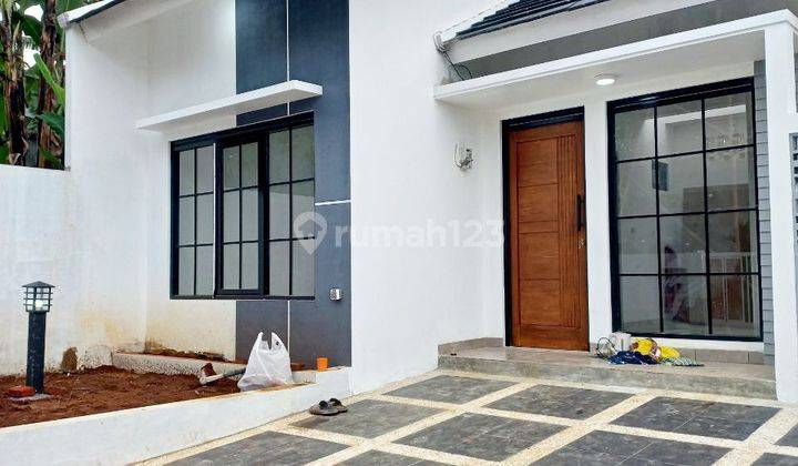 Rumah minimalis modern galning green view 2