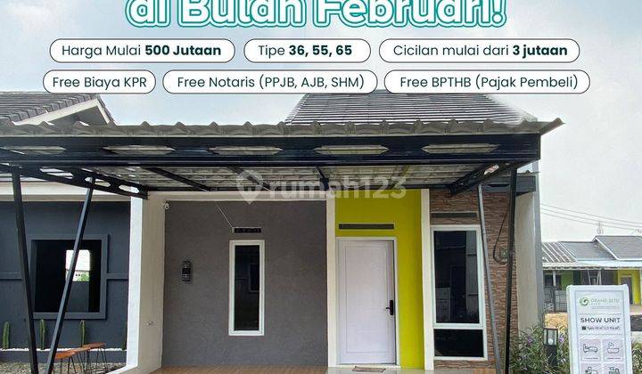 Rumah Urban Milenial ,booking 500 Ribu 1 Menit Kepintu Tol Setu 1