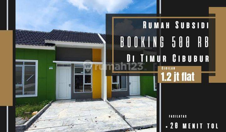 Rumah Minimalis Murah Bersubsidi Di Selatan Bekasi Booking 500 Rb 1