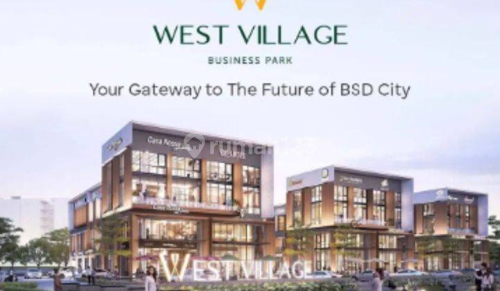 Dijual Ruko West Village Business Park Tahap 2 Bsd City Tangerang 2