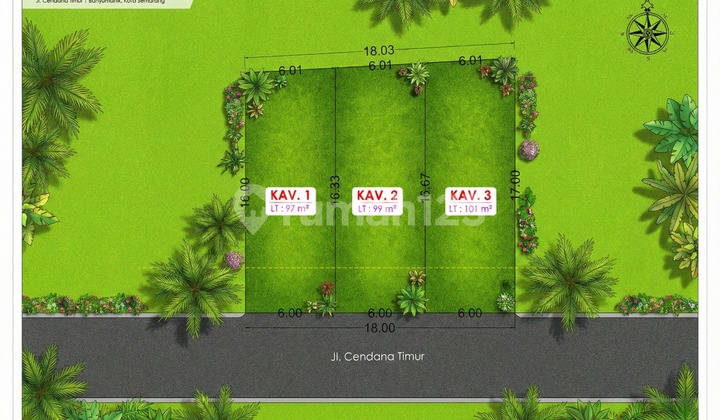 Dijual Rumah 2 Lantai di Cendana Banyumanik 2