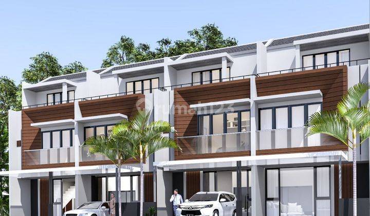 Rumah 2 Lantai SHM Dipinggir Jalan di Stasiun Sudimara, Depok 1