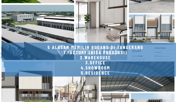 Ready-to-Use Industrial Warehouse Location in Legok Tangerang at the Blessindo Industrial Area, Jl. Raya Haji Tabri No.228, Cirarab, Legok, Tangerang, Banten, Indonesia, 15820, Legok