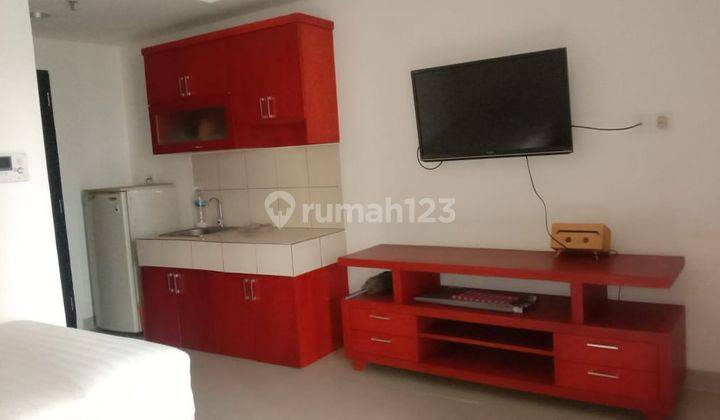 dapur apartemen skyline full furnished dan