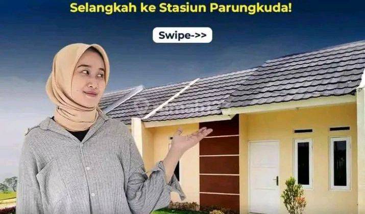 Di Jual Rumah Siap Huni Dekat Ke Exit Toll Bocimi Di Parung Kuda. 1