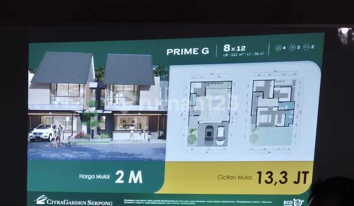 Dijual Rumah Siap Huni Cantik Tipe Prime G di CGS 1