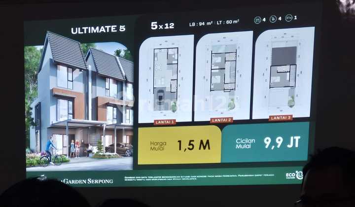 Dijual Rumah Siap Huni Tipe ULTIMATE 5 di CGS  1