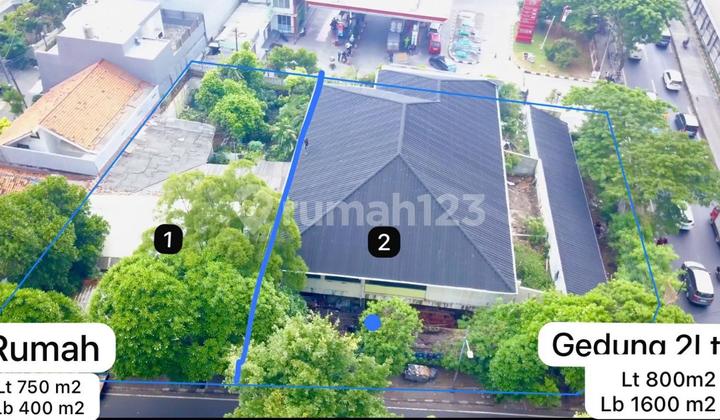 Dijual Tanah Berikut Bangunan di Sumur Bor Daan Mogot Jalan Raya