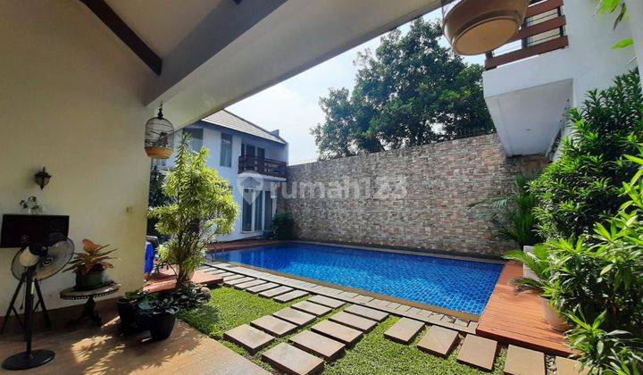 Rumah Mewah View Villa Siap Huni di Palem Indah, Bintaro Jaya 1