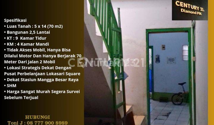 Rumah Kos Taman Sari Jakarta Barat Dekat Lokasari Square 1