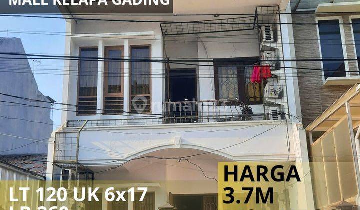 Rumah Kos Kelapa Gading Jakarta Utara Dekat Mkg Strategis Murah 1