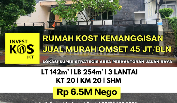 Rumah Kost Slipi Strategis Dekat Mall Taman Anggrek Rumah Kost Slipi Strategis Dekat Mall Taman Anggrek