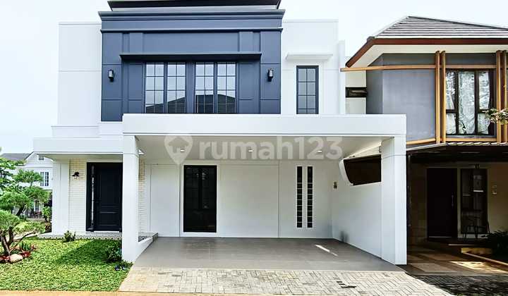 Rumah Klasik dengan Design Modern di Nusa Loka BSD