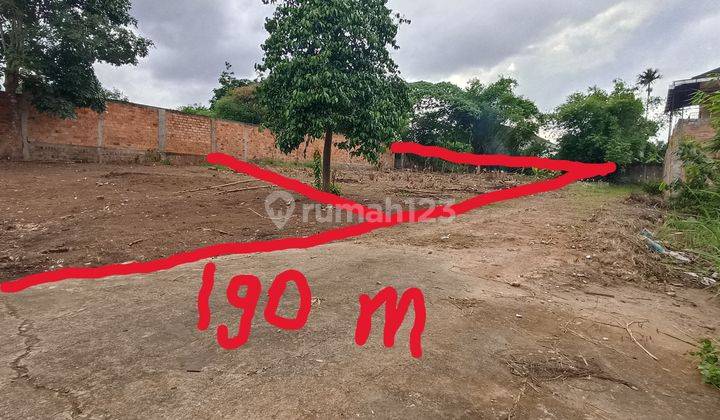 Dijual Tanah 190m Jl Sukabangun2 Kota Palembang 1