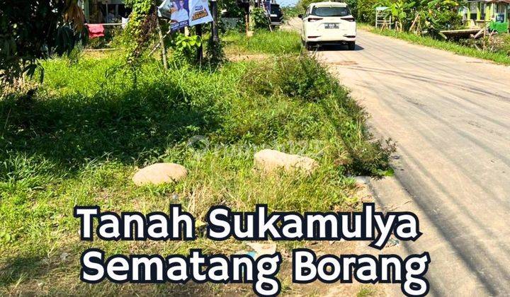 Dijual Tanah Palembang 95 Juta Area Sematang Borang 1