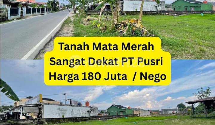 Dijual tanah murah dekat PT Pusri Palembang