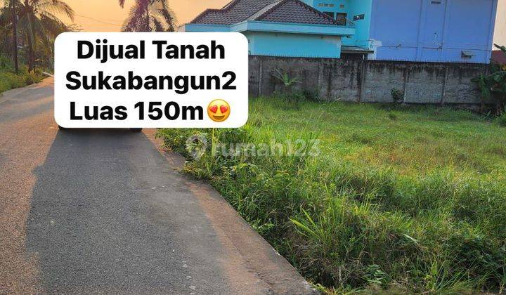 Dijual Tanah Sukabangun 2 Jl Pendidikan Dekat Sma Taruna 2