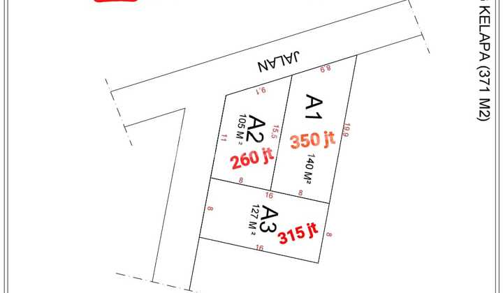 Tanah Murah Area Talang Kelapa Dekat Cgc