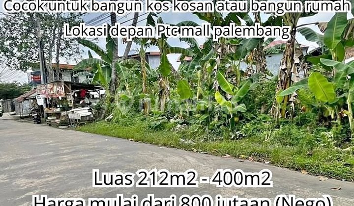 Dijual Tanah Depan Ptc Mall Palembang Cocok Bangun Kost Dijual Tanah Depan Ptc Mall Palembang Cocok Bangun Kost
