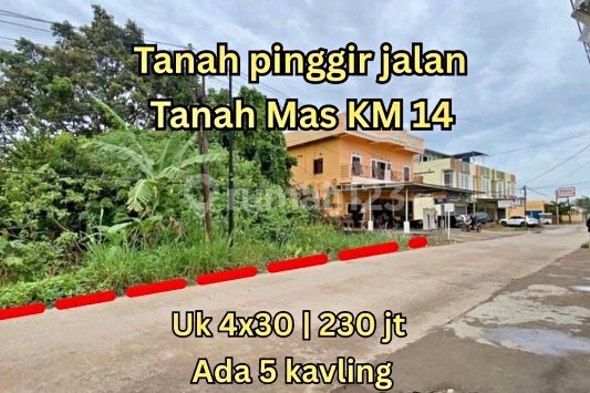 TANAH AREA KM14 DEKAT DANAU TANAH MAS PALEMBANG