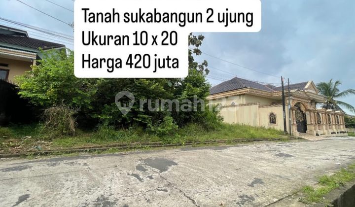 Tanah Kavling Jl Sukabangun 2 Kota Palembang