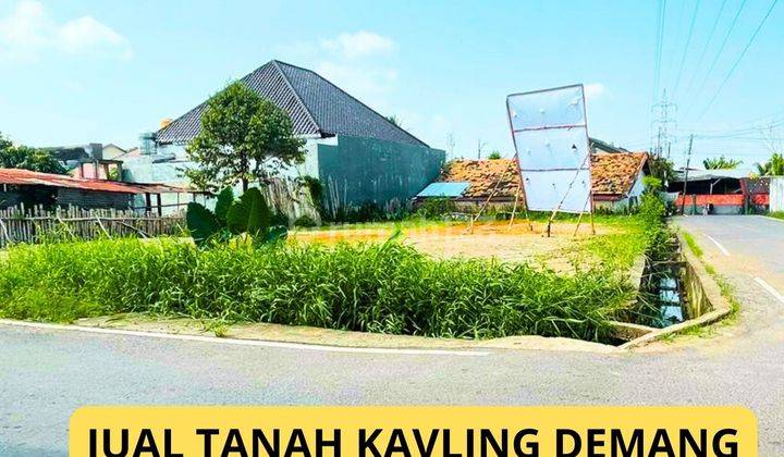 tanah kapling murah lokasi demang lebar daun dekat kominfo 1