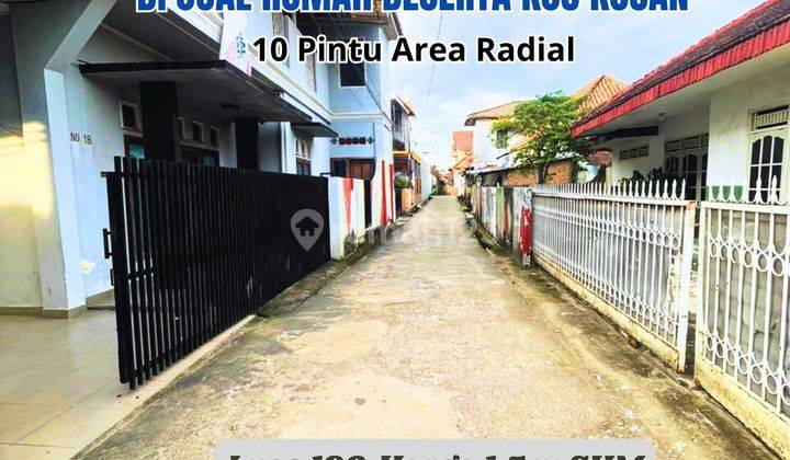 dijual rumah beserta kos   radial palembang  jalan batu nilam  1